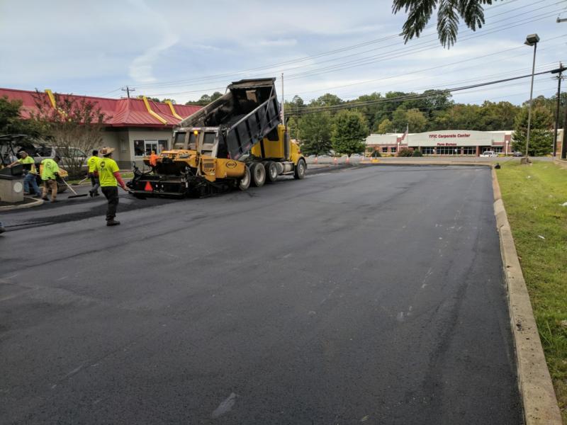 McDonald's parking lot overlay project