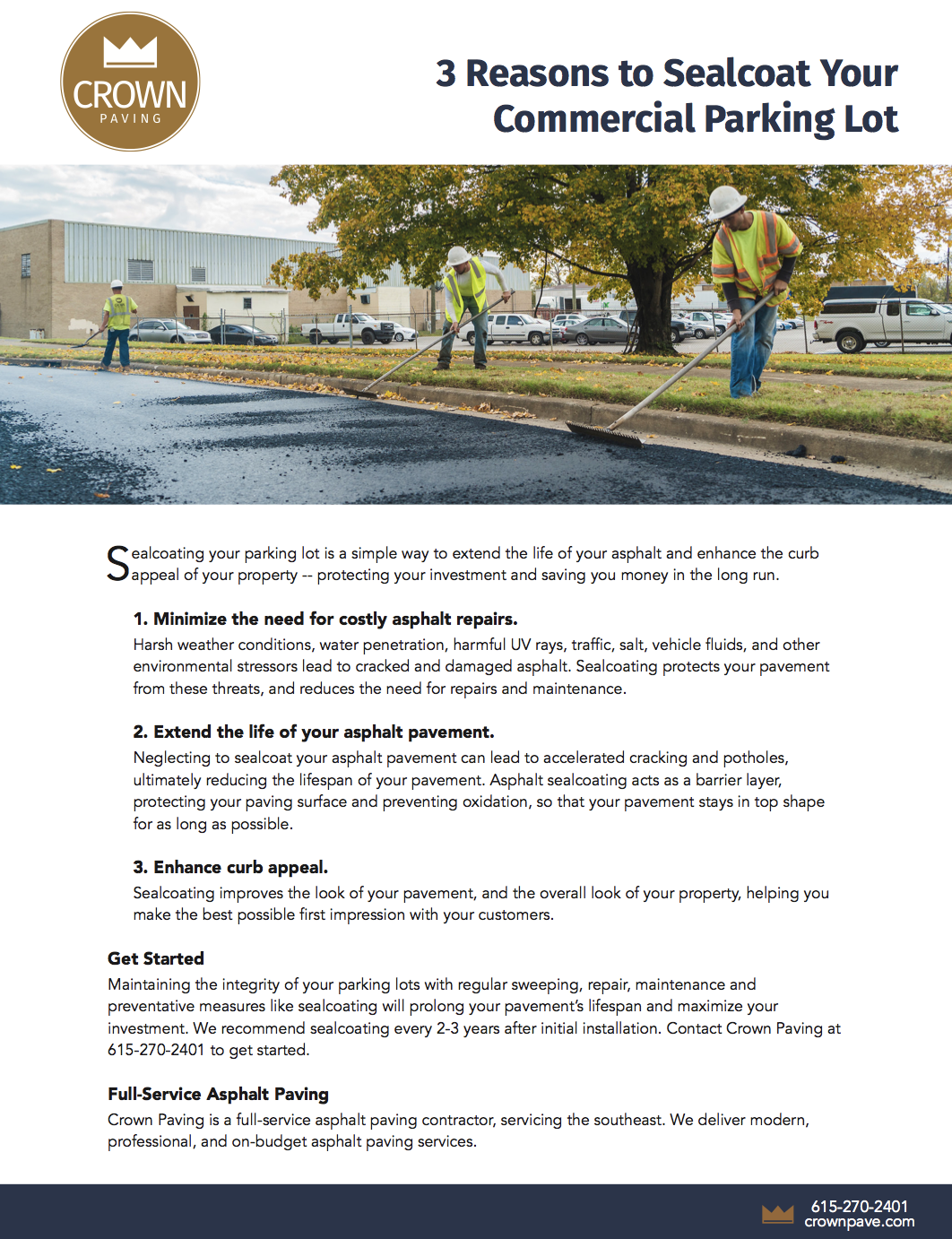 3 Reasons to Sealcoat Your Commercial Parking Lot PDF