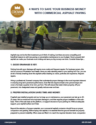 4 Ways to Save Your Business Money with Commercial Asphalt Paving pdf
